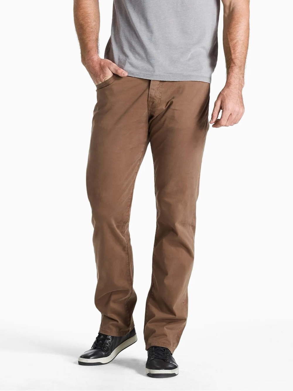 Lucky Brand 121 Slim Straight Leg Pants • BARK Brown • Size 29 x 32• NWT